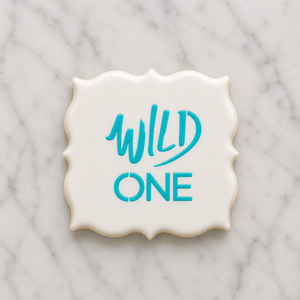 Wild One Two Wild Cookie Stencil bakeartstencil