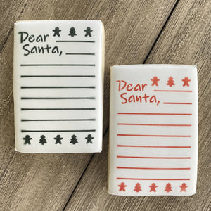 Letter to Santa Cookie Stencil bakeartstencils