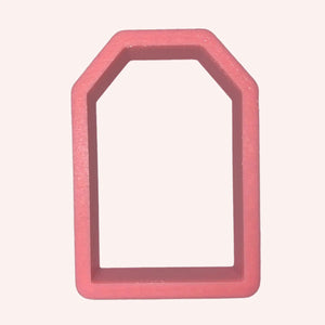 Gift Tag Cookie Cutter and Bow Stencil bakeartstencil