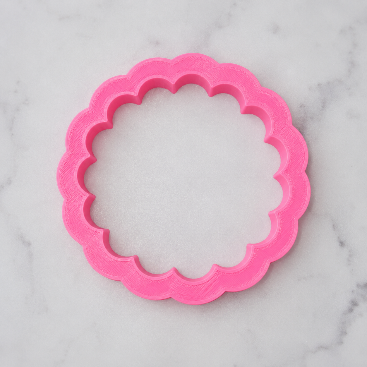 Scalloped Circle Cookie Cutter bakeartstencil