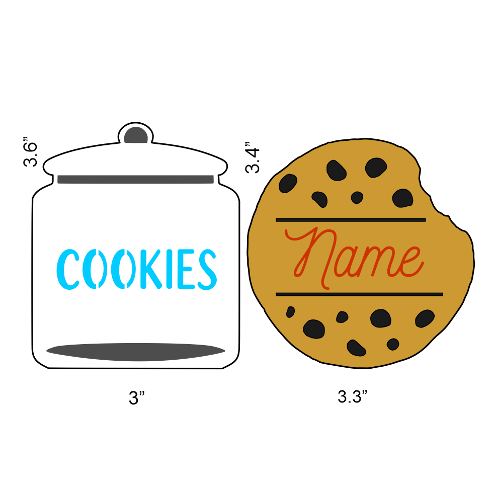 Who Took The Cookie Cutter/Stencil bakeartstencil