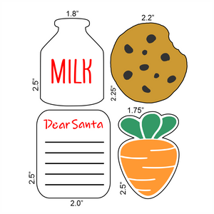 Cookies for Santa Cutter/Stencil bakeartstencils