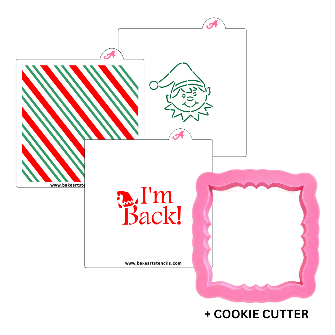 Elf Fun Stencil Theme Bundle bakeartstencil