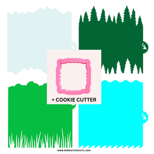 Landscape Edgers Stencil Theme Bundle bakeartstencil