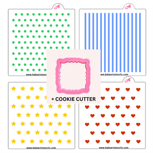 Popular Patterns Stencil Theme Bundle bakeartstencils