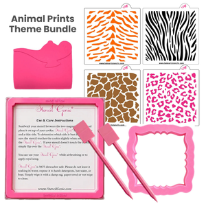 Animal Prints Stencil Theme Bundle bakeartstencil