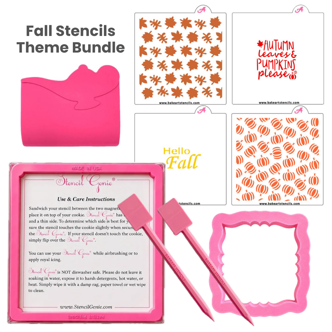 Fall Stencils Theme Bundle bakeartstencil