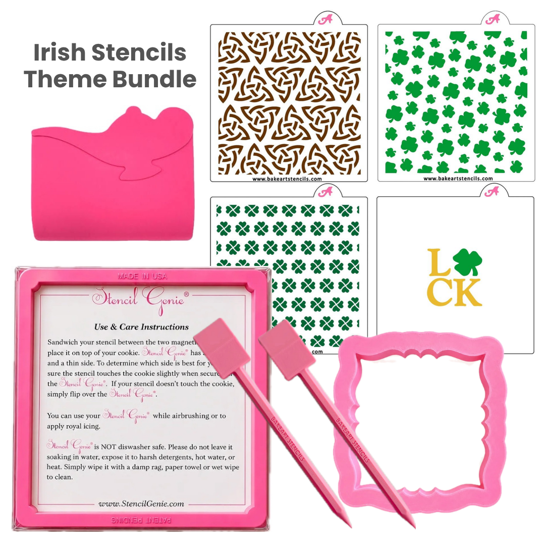 Irish Stencils Theme Bundle bakeartstencil