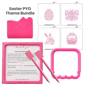 Easter PYO Stencil Theme Bundle bakeartstencils