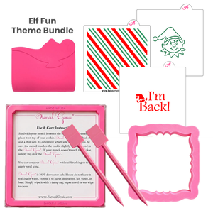 Elf Fun Stencil Theme Bundle bakeartstencil