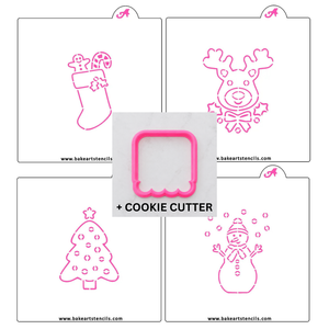 Christmas PYO Theme Bundle bakeartstencil