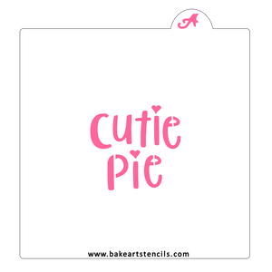 Cutie Pie Cutter/Stencil Set bakeartstencil