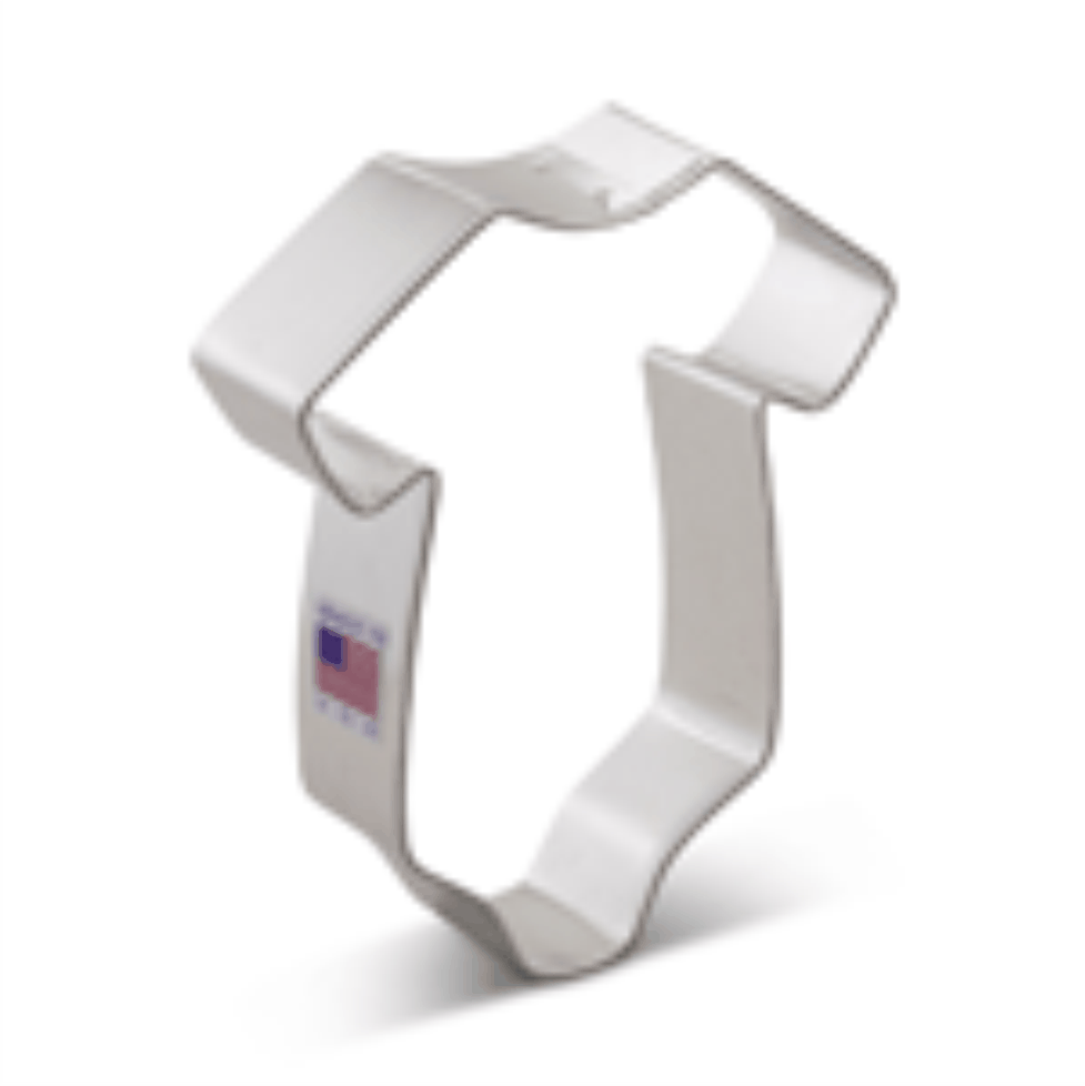 Baby Onesie Cookie Cutter bakeartstencil