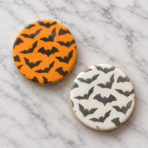 Flying Bats Cookie Stencil bakeartstencil