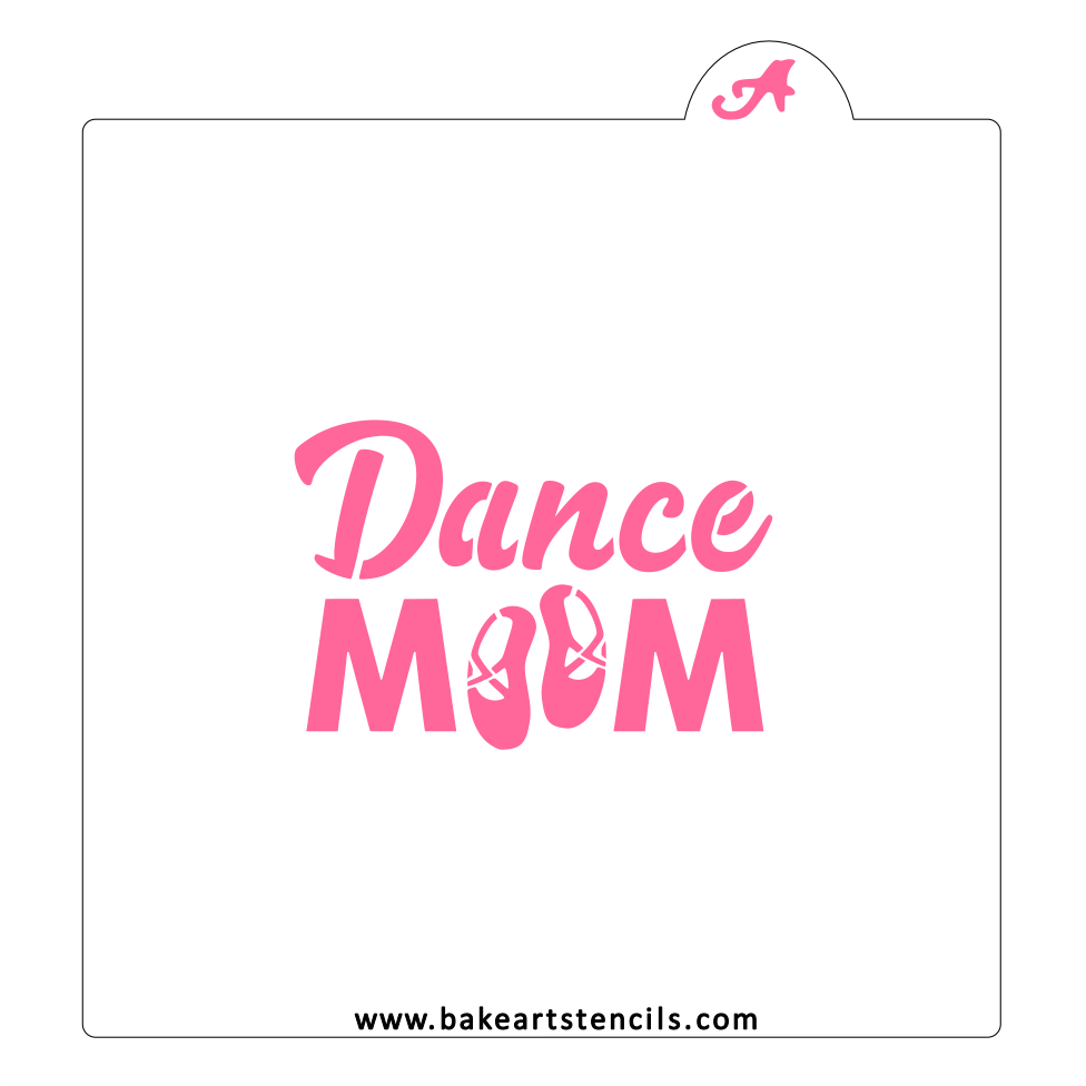 Dance Mom Cookie Stencil bakeartstencil
