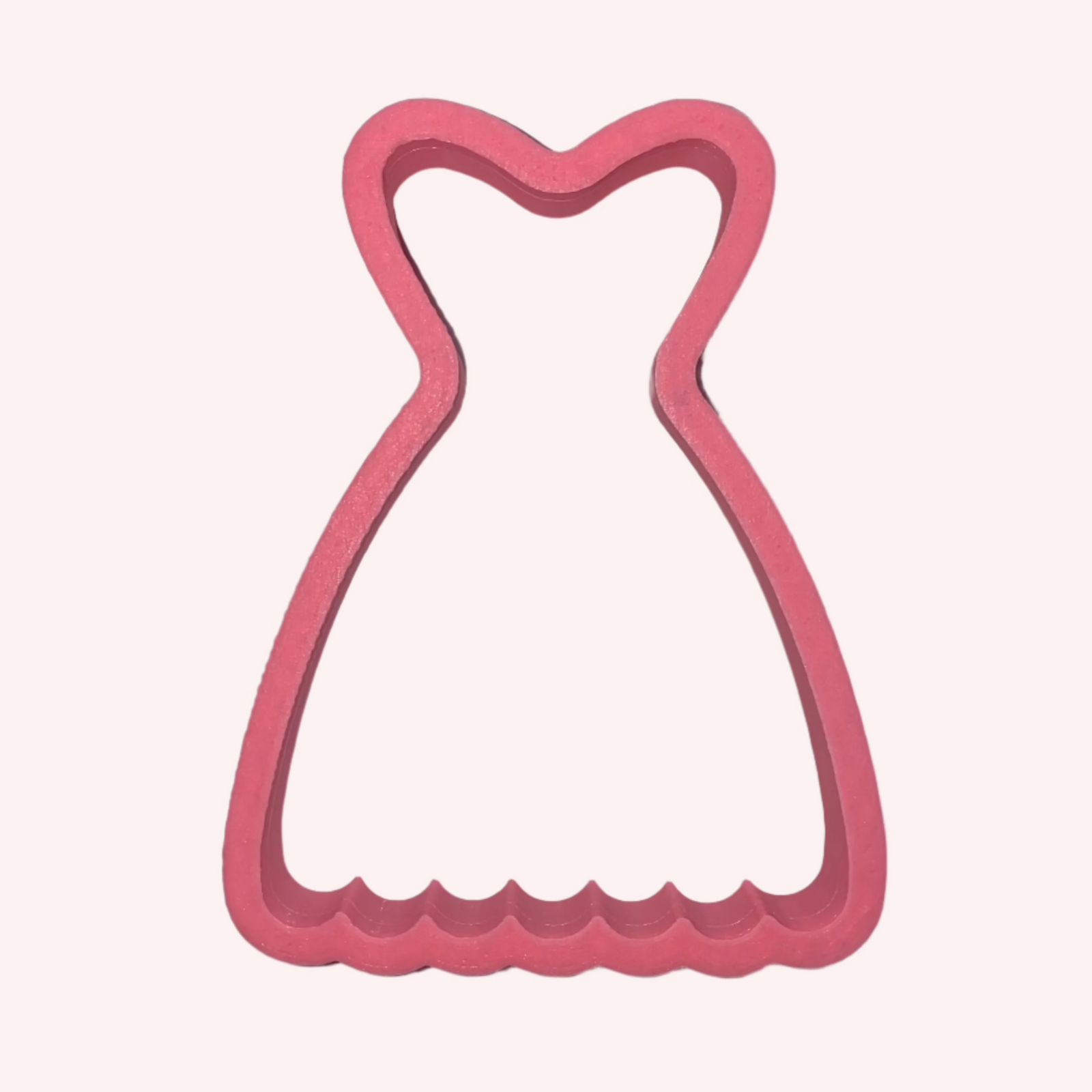 Dress Cookie Cutter, decorate everything from party to wedding cookies with this cutter shape, 3-D printed.