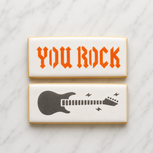 You Rock Stack Stick Cookie Stencil bakeartstencil