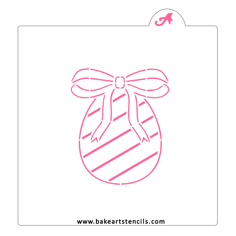 Easter Egg Bow PYO Stencil
