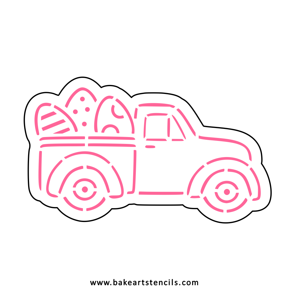 Egg Delivery Cutter/Stencil bakeartstencil