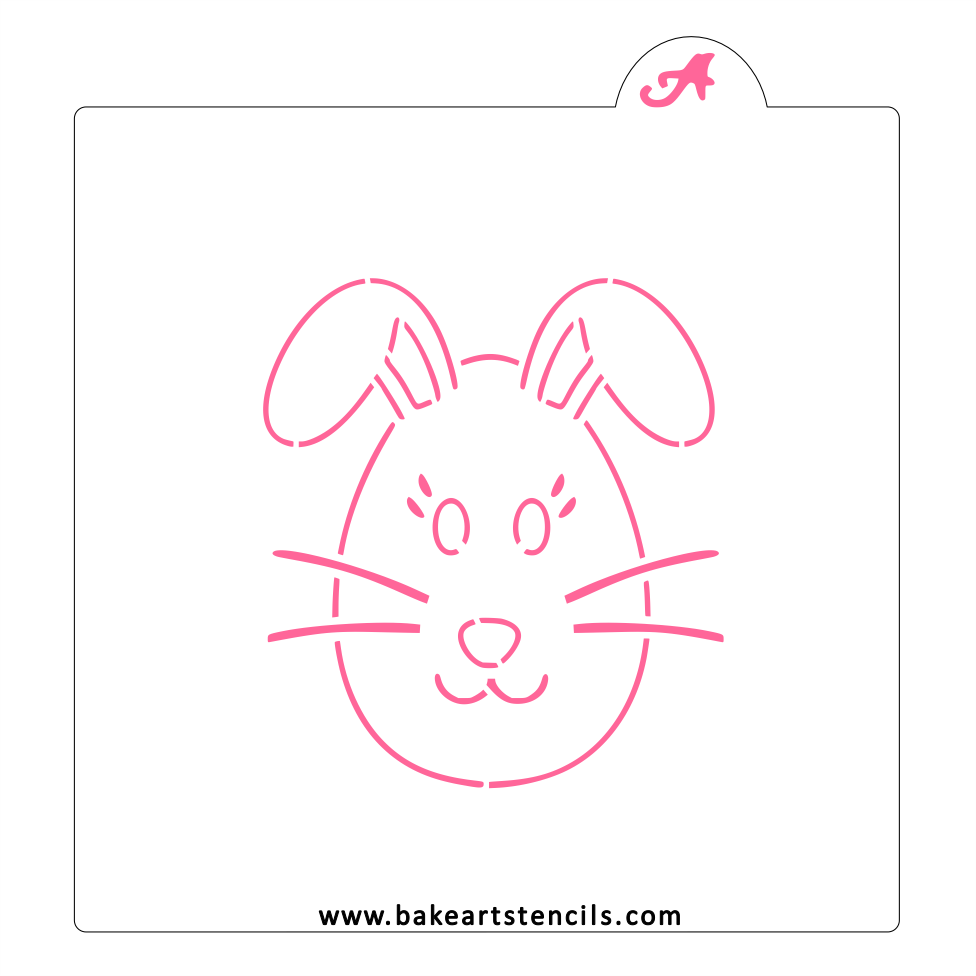 Egg Hop PYO Stencil bakeartstencils