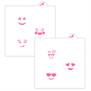 Emoji Oreo & Minis Stencil Set bakeartstencil