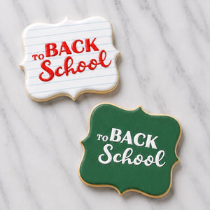 Back to School Cookie Stencil bakeartstencil