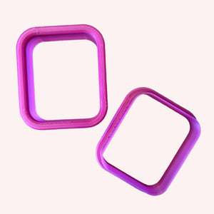 Rectangle Mini Cookie Cutter bakeartstencils