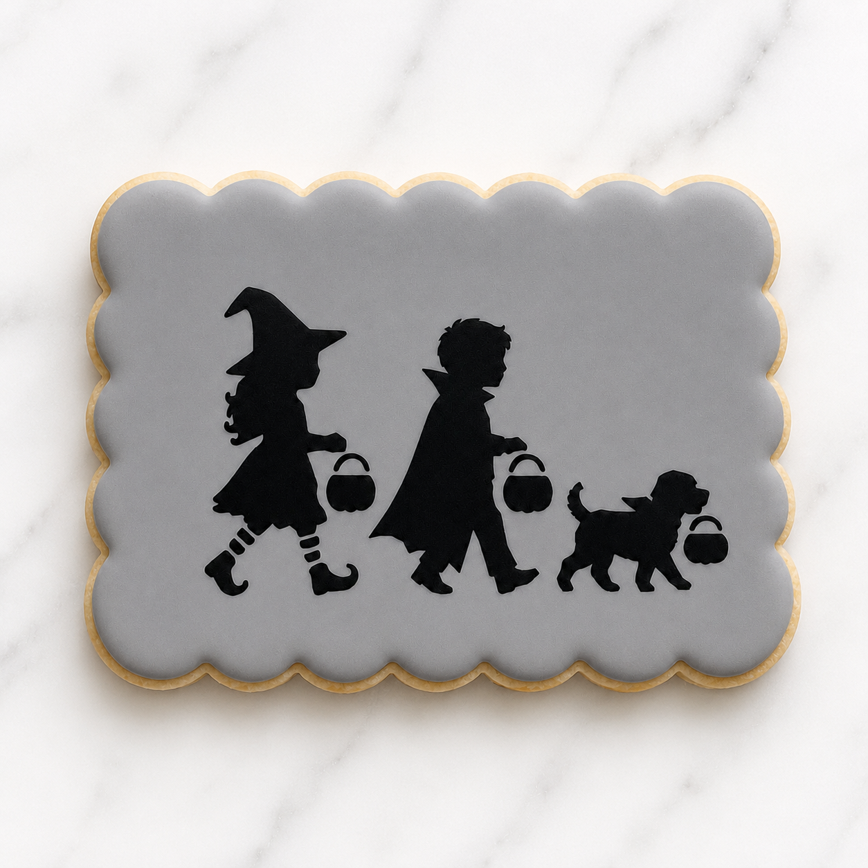 Halloween Parade Cookie Stencil bakeartstencil