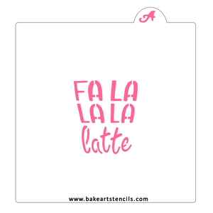 Fa La Latte Cutter/Stencil