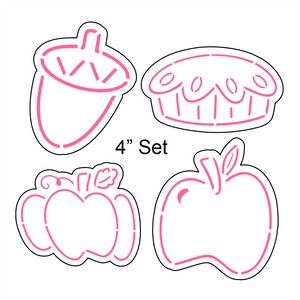 Fall Faves Cookie Cutter Set bakeartstencils