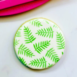 Fern Forest Pattern Stencil bakeartstencil