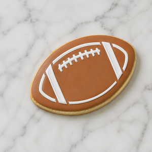 Football Cookie Stencil bakeartstencil