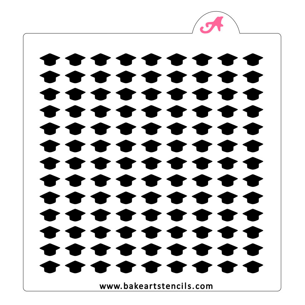 Grad Sprinkles Stencil bakeartstencil