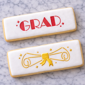Grad Stack Stick Cookie Stencil bakeartstencil