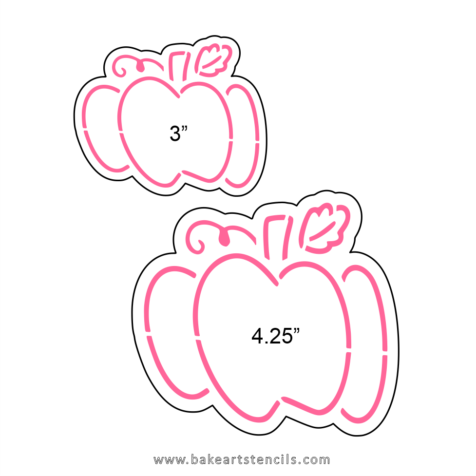 Harvest Pumpkin Cutter/Stencil bakeartstencil