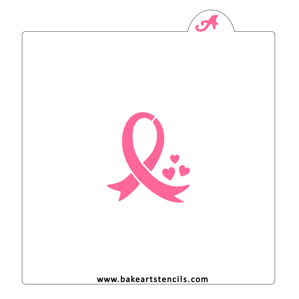 Hope and Love Cookie Stencil bakeartstencils