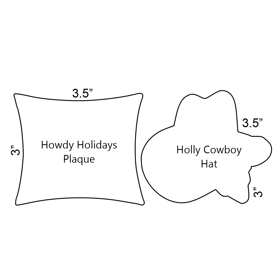 Howdy Holidays Cutter/Stencil bakeartstencils