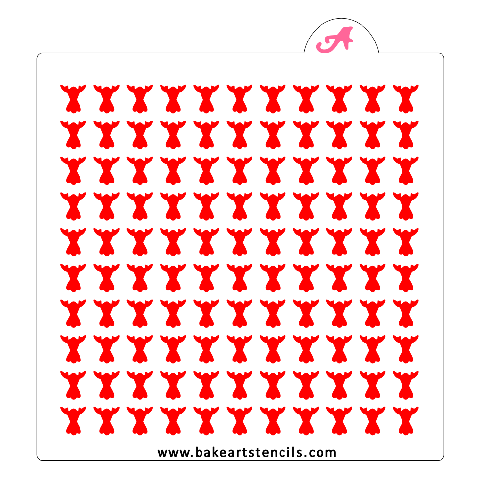 Lobster Sprinkles Stencil bakeartstencil