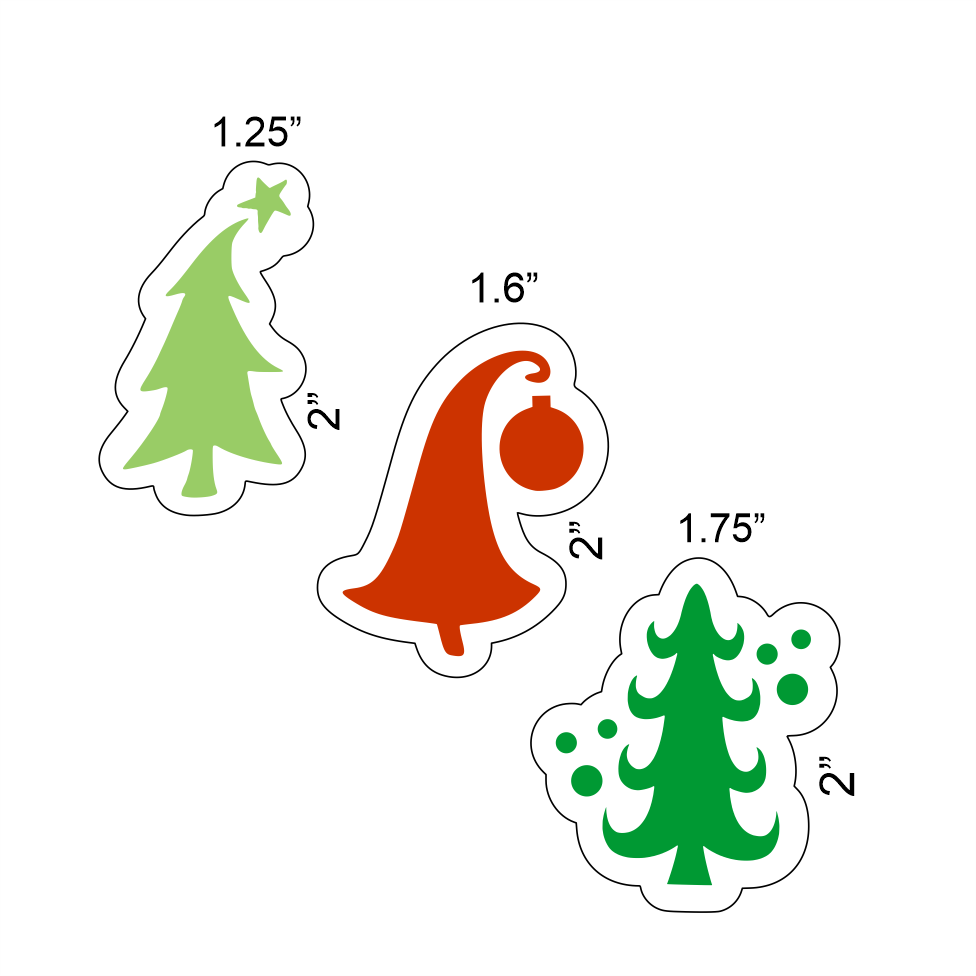 Christmas Tree Mini Cutter Bakeartstencils Christmas tree mini cutter bakeartstencils