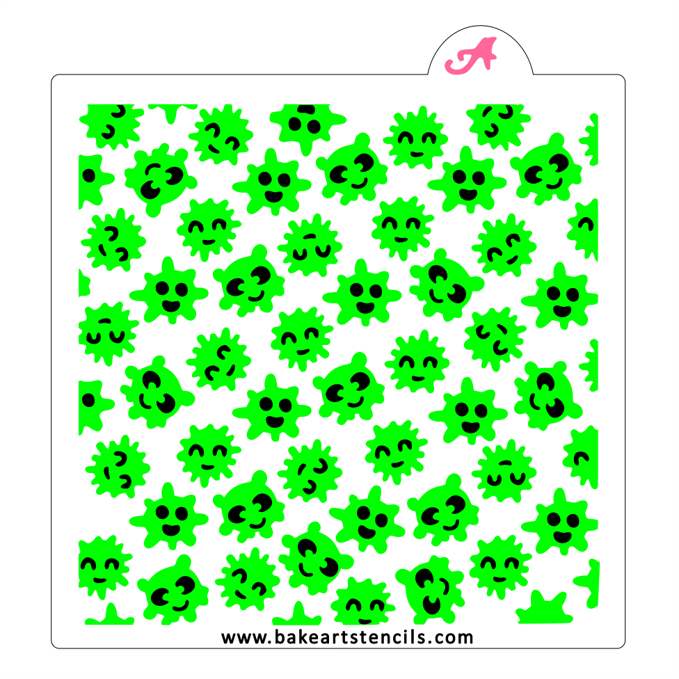 Monster Mash Cookie Stencil Set bakeartstencil