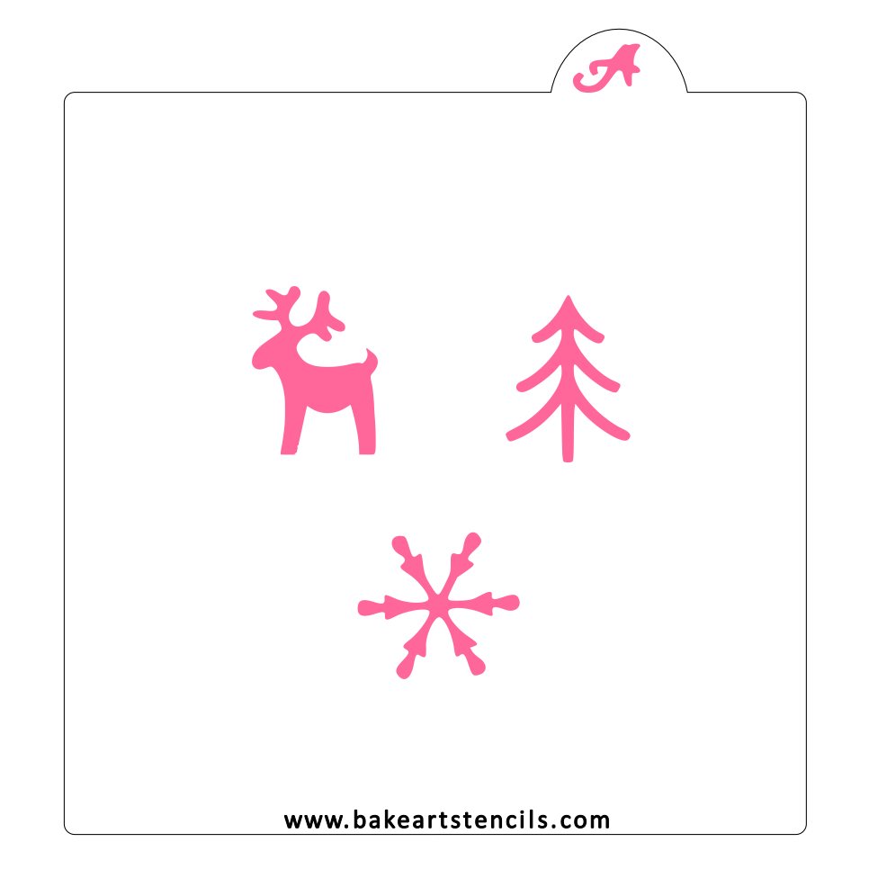 Nordic Winter Oreo Stencil