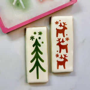Nordic Winter Stack Stick Stencil bakeartstencil