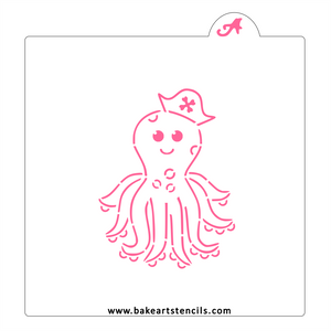 Octopus Cutter/Stencil Set bakeartstencil