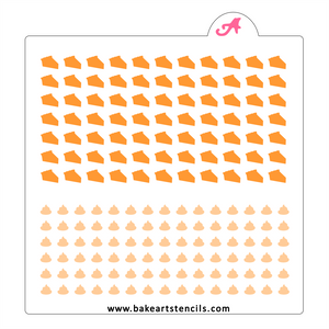 Pie Sprinkles Stencil bakeartstencil