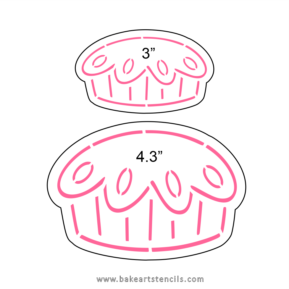 Pie Cutter/Stencil Set bakeartstencils