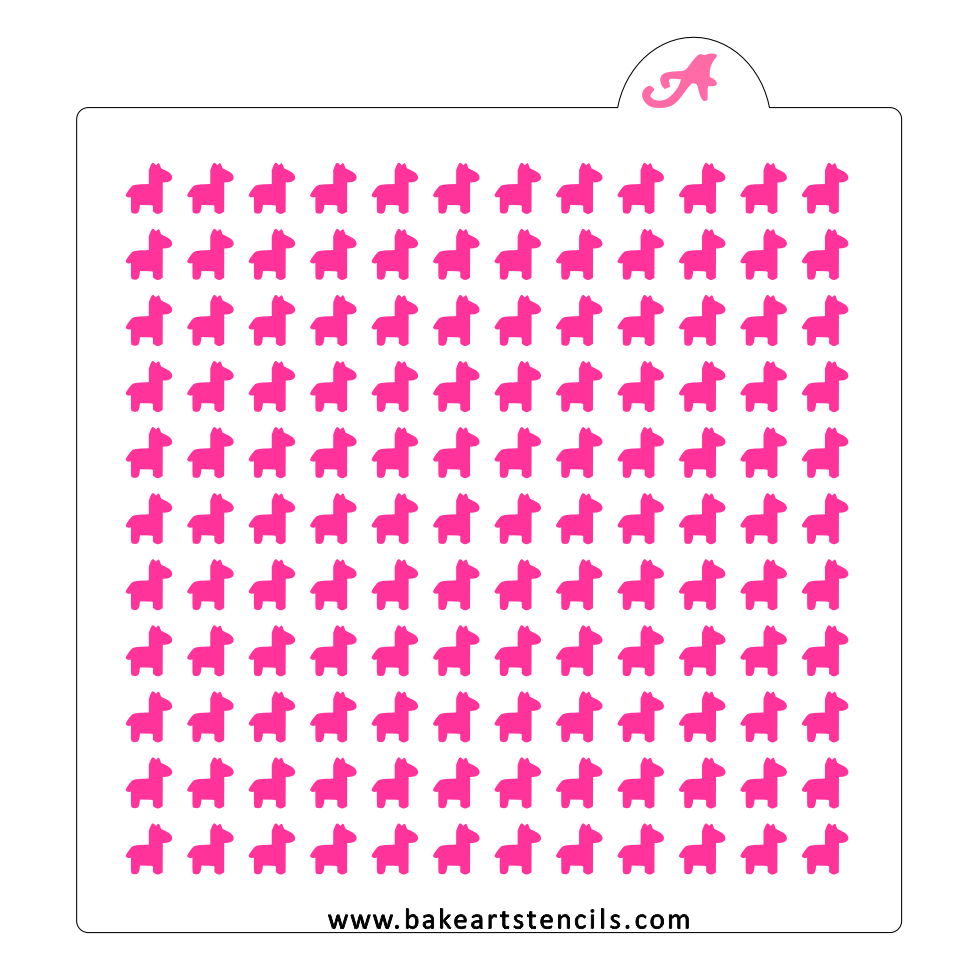 Pinata Sprinkles Stencil bakeartstencil