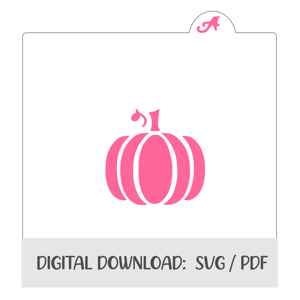 Pumpkin Digital Download bakeartstencils