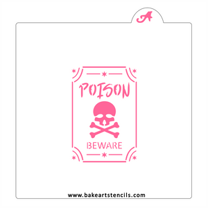 Potion Bottle Labels Stencil bakeartstencil