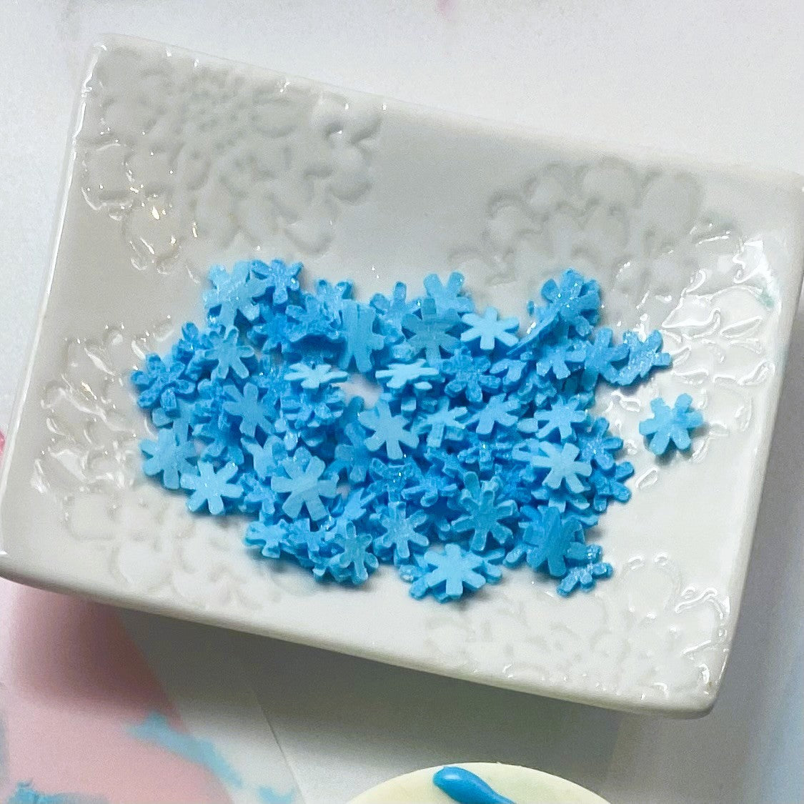 Snowflake Sprinkles Stencil bakeartstencil