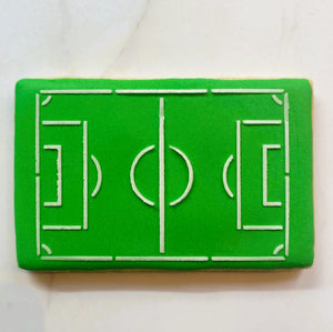 Soccer Field Cookie Stencil bakeartstencil